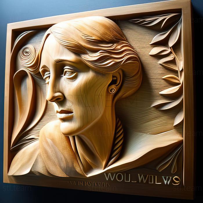 3D модель Mrs Dalloway Вірджинія Вулф 1925 (STL)